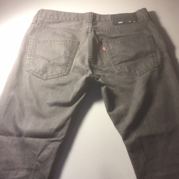 Men’s Levi’s 508 29x30 slim fit grey jeans - Picture 3 of 3
